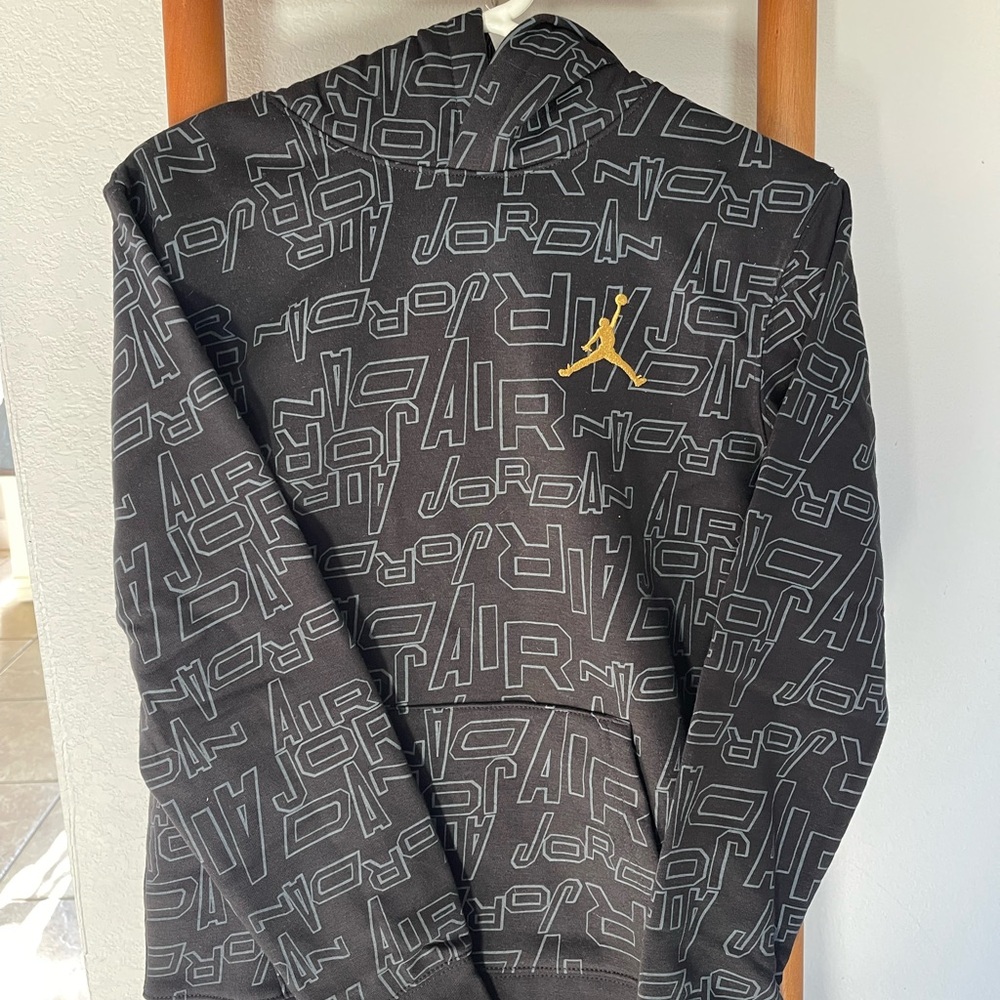 Jordan Black and Gold Hoodie